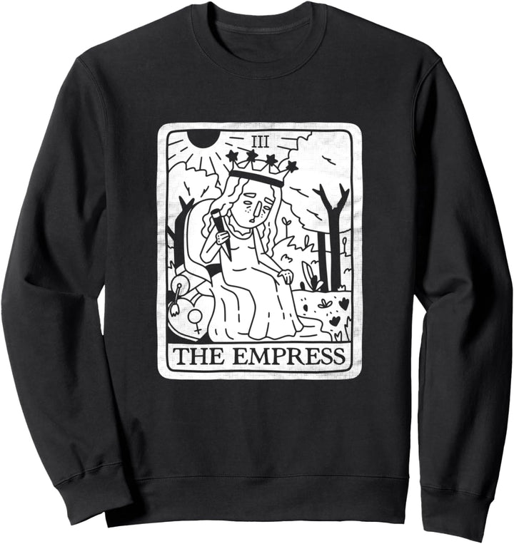 Goth Tarot The Empress Gothic Kawaii Occult Grunge Sweatshirt