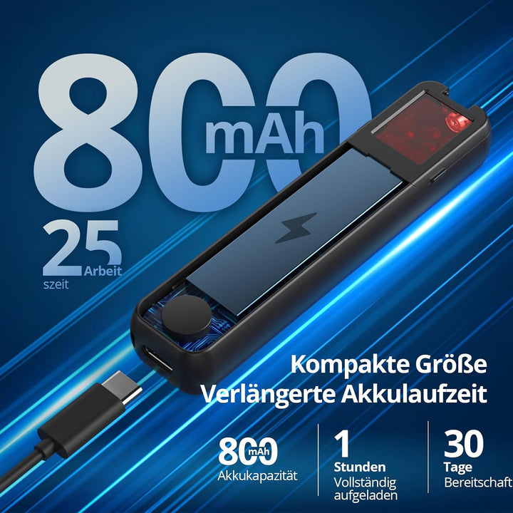 AI 7-in-1 Wanzen Detektor, Versteckte Kamera Detektor, RF Wireless GPS Tracker Finder, Abhörgerätede