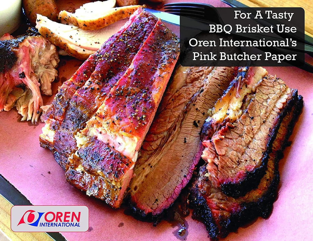 Pinnk Butcher Paper Rosa Metzgerpapier BBQ-Kraftpapier aus den USA / Breite: 24