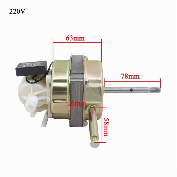 Lüftermotor mit kondensator standventilator motor AC230v standlüfter leise elektromotor ventilator r