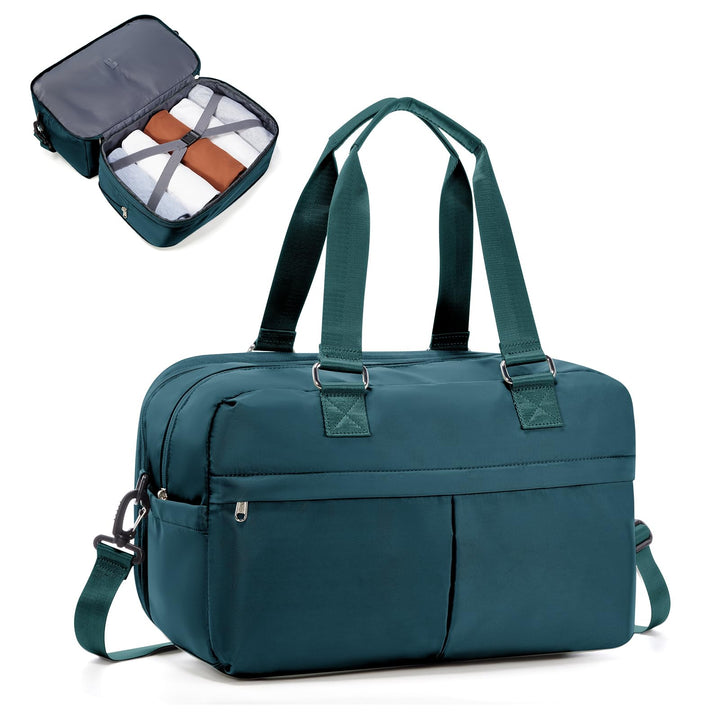 SEAFEW Reisetasche Damen Sporttasche 40x30x20 Ryanair Handgepäck Tasche Türkis 40x30x20cm(24L) 1, Tü