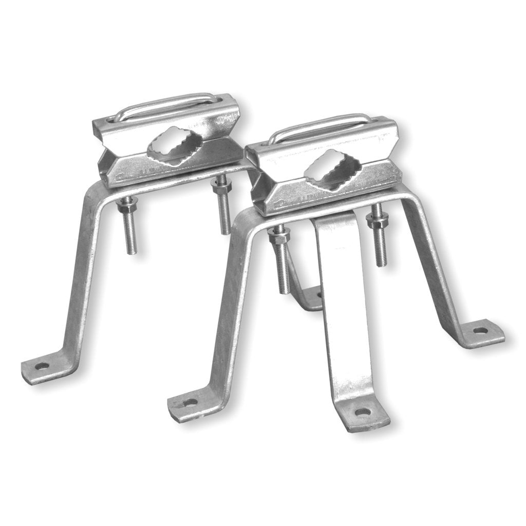 unitech Mauerhalterset Stahl - ca. 150mm Wandabstand - für Masten bis 60mm