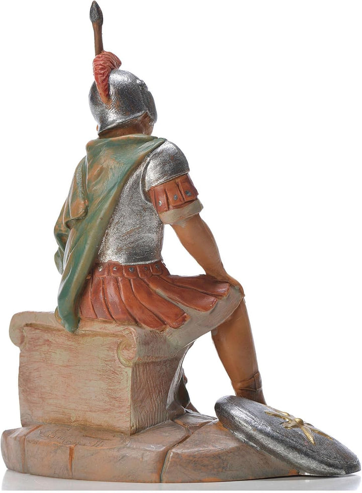 Holyart Sitzender römischer Soldat 12cm Fontanini