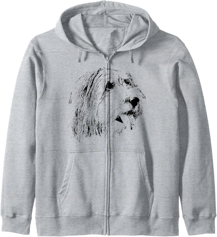Bearded Collie Kapuzenjacke