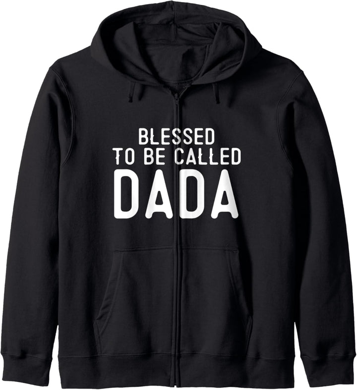 Blessed To Be Called Dada Funny First Time Fathers Day Dad Kapuzenjacke