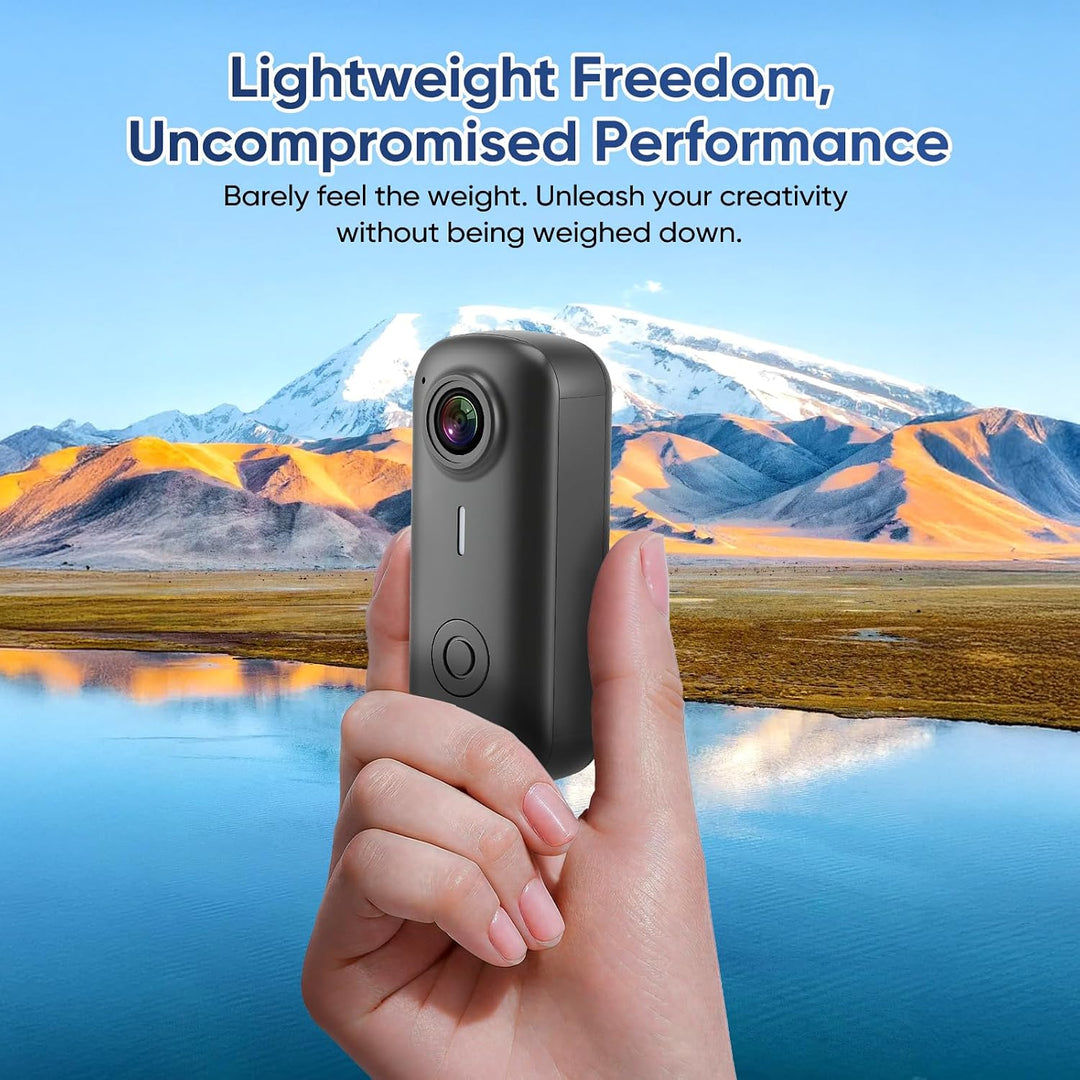 Body Cam, Magnetische POV Action Kamera, 2,7K HD tragbare Bodycam mit 180° drehbarem Objektiv, EIN-k