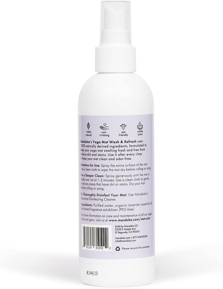 Manduka Yogamatte waschen und auffrischen - 100% natürliches ätherisches Öl Yogamatte Reinigungsspra