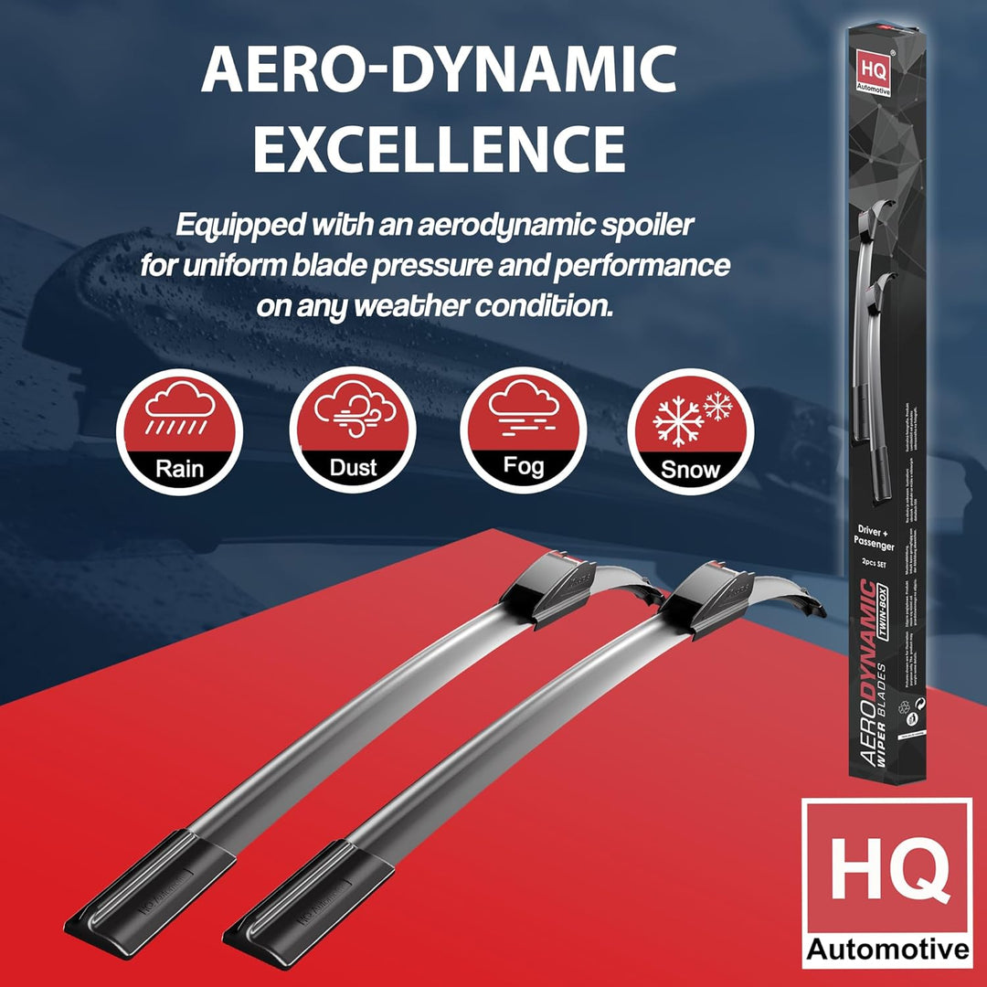 AERO ADB81-624|HQA11 Scheibenwischerblätter für Front- und Heckscheibe