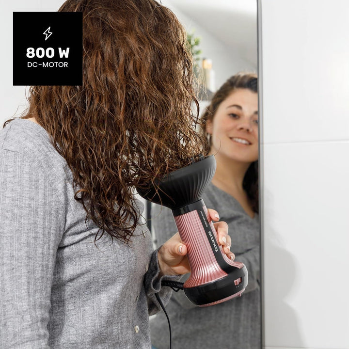 Taurus – Warmluft-Diffusor Curly | Für lockiges Haar | Ionic Care | Keramikbeschichtung | 3 Temperat