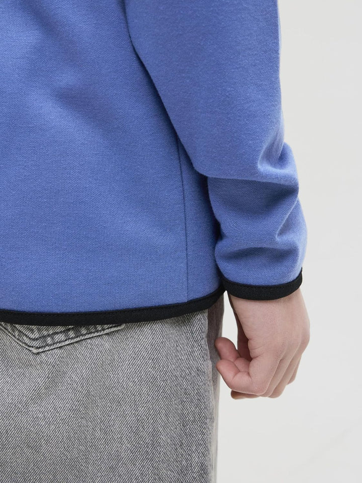 JACK &amp; JONES Boy Kapuzenjacke Einfarbig Kapuzenjacke Junior 140 Beaucoup Blue, 140 Beaucoup Blue
