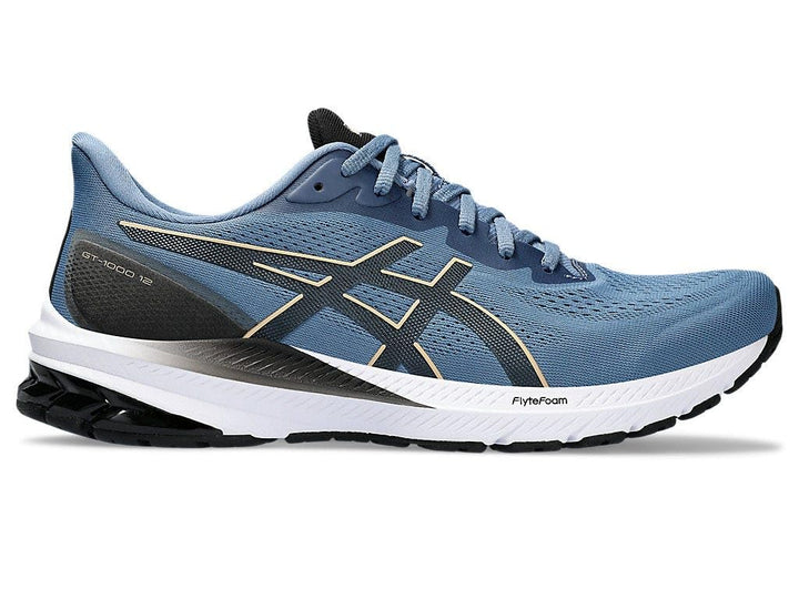 ASICS Herren Gt-1000 12 Sneaker, 50.5 EU Storm Blue Dune