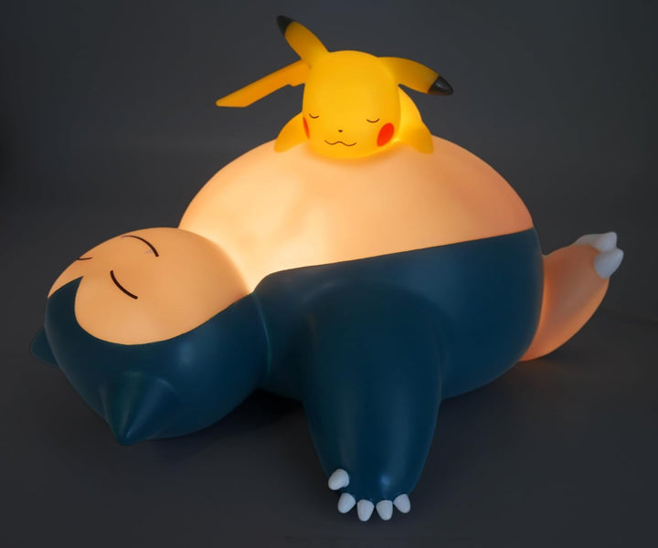 Pokémon Beleuchtete Figur, Lampe, blau, weiss, gelb.