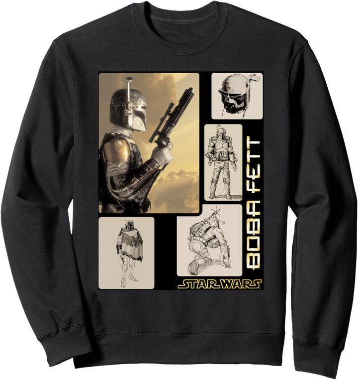 Star Wars Boba Fett Concept Sketches Sweatshirt