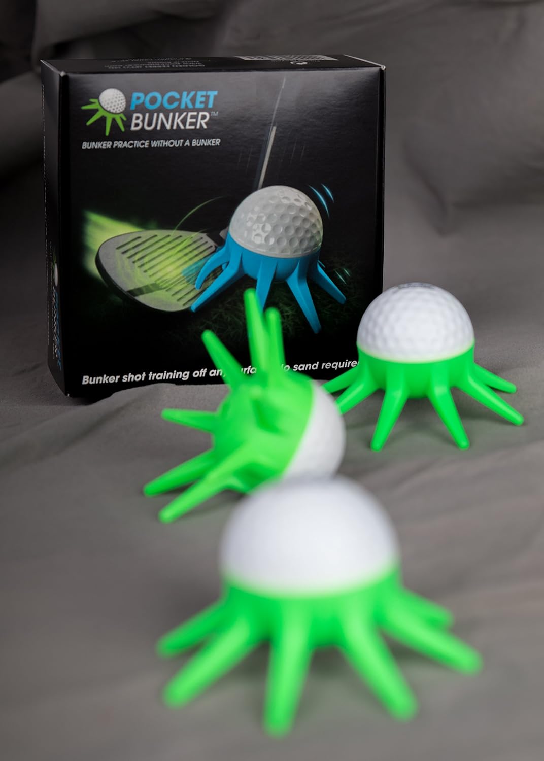 Pocket Bunker Golf-Schwungtrainer, um schneller aus dem Sandbunker bzw. auf das Green zu treffen, Pr