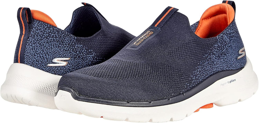 Skechers Herren Go Walk 6 Sneaker 48 EU Navy, 48 EU Navy