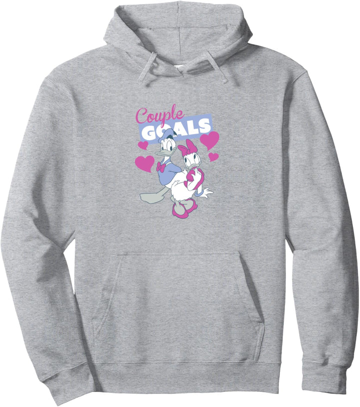 Disney Mickey &amp; Friends Valentinstag Donald &amp; Daisy Goals Pullover Hoodie