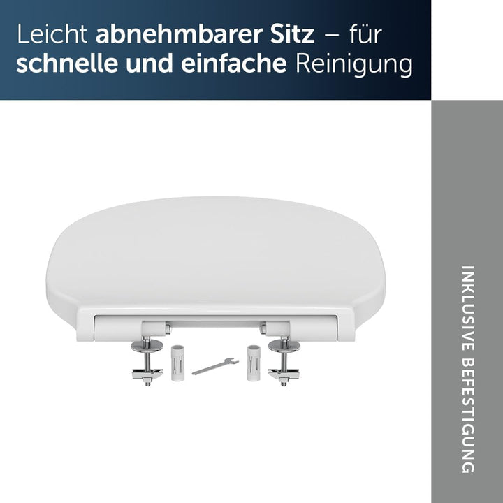 Ideal Standard E036801 WC-Sitz Wrapover mit Softclosing Weiss, Wrapover mit Softclosing Weiss