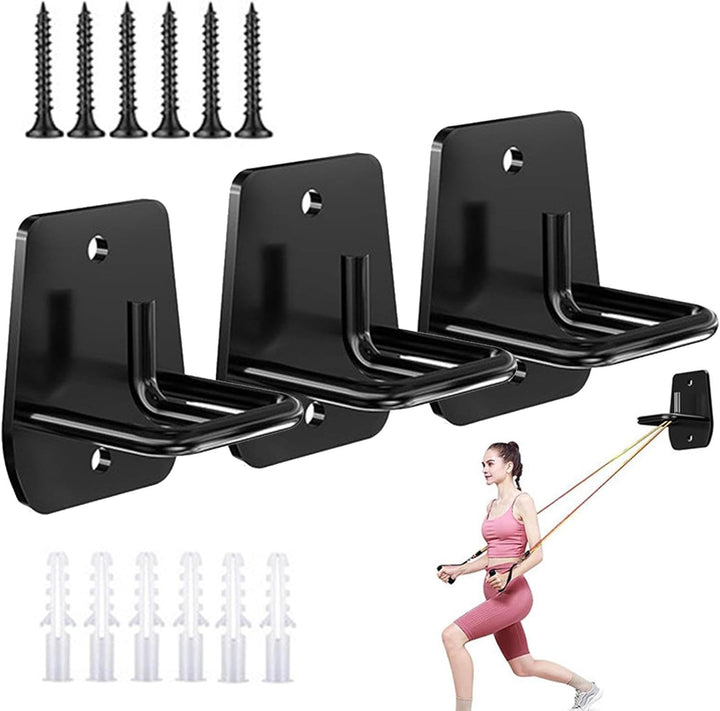 Wandhaken mit Widerstandsband, Wandhaken für Training, Wandhaken aus Metall, platzsparendes Widersta
