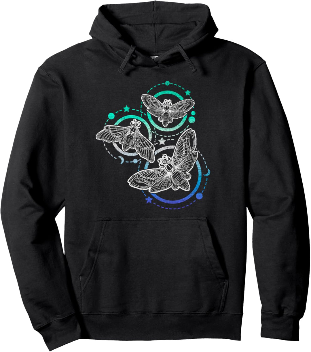Gay Men Flaggenfarben, Okkulte Schmetterlinge Pullover Hoodie