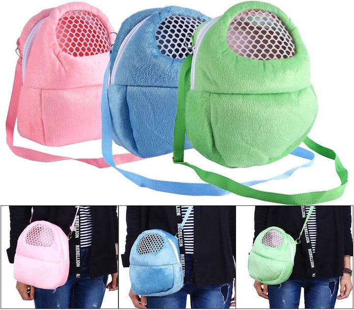 Haustiertragetaschen Hamster Ratte Igel Kaninchen Schlafsack Atmungsaktiv Tragbar Ausgehende Reise H