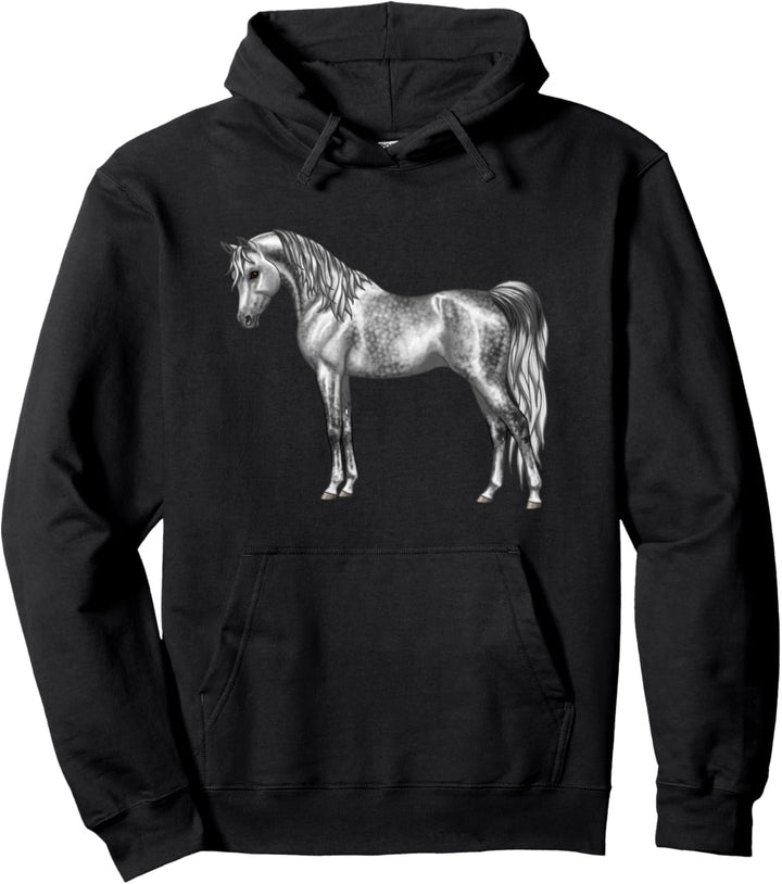 Apfelschimmel graues schimmel arabisches Pferd Pullover Hoodie