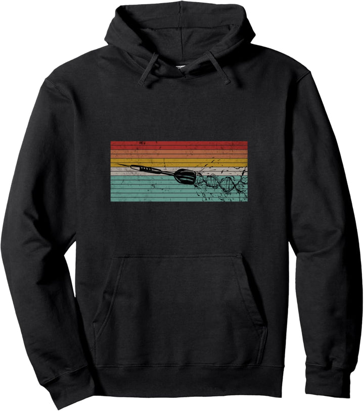 Retro Dartpfeil DNA Dart Dartspieler Pullover Hoodie