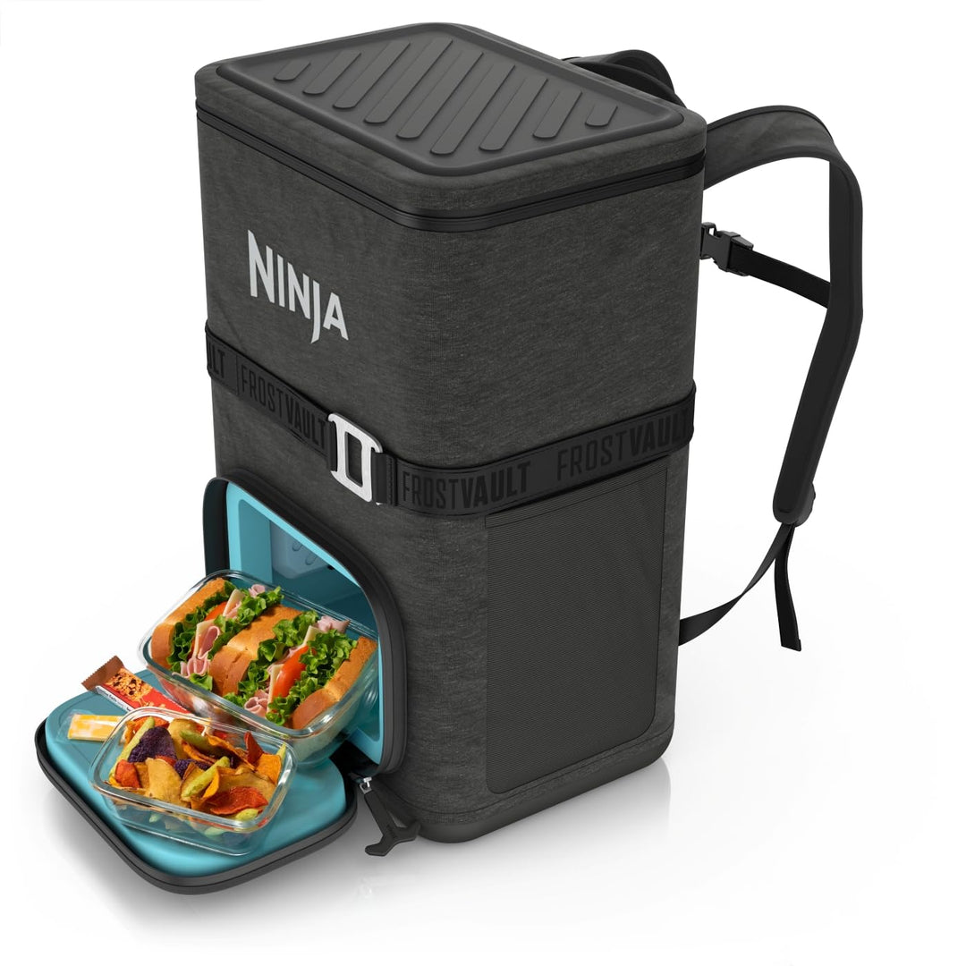 Ninja FrostVault Go Outdoor Flexibler 23-Liter-Kühlrucksack, Anthrazitgrau