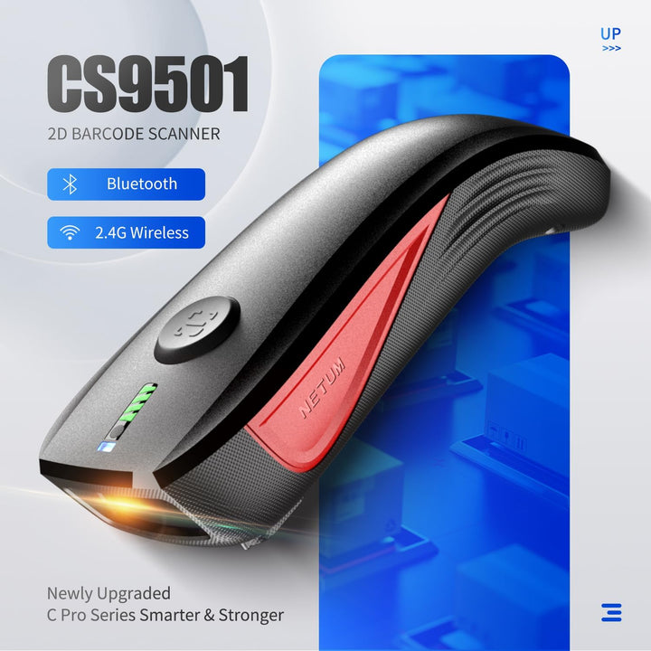 NETUM CS9501 Bluetooth QR Code Scanner – Aufgerüsteter Drahtloser Barcode Scanner Mit Zebras Scan En