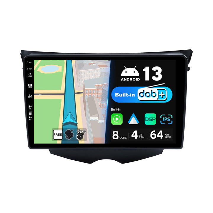 Eingebaut DAB | Android 13 IPS Autoradio für Hyundai Veloster FS (2011-2017) - Kabellos Carplay/Andr