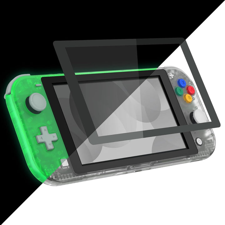 eXtremeRate Full Case für Switch Lite Console, DIY-Ersatz Gehäuse Hülle &amp; Tasten &amp; Schutzfolie Ersat
