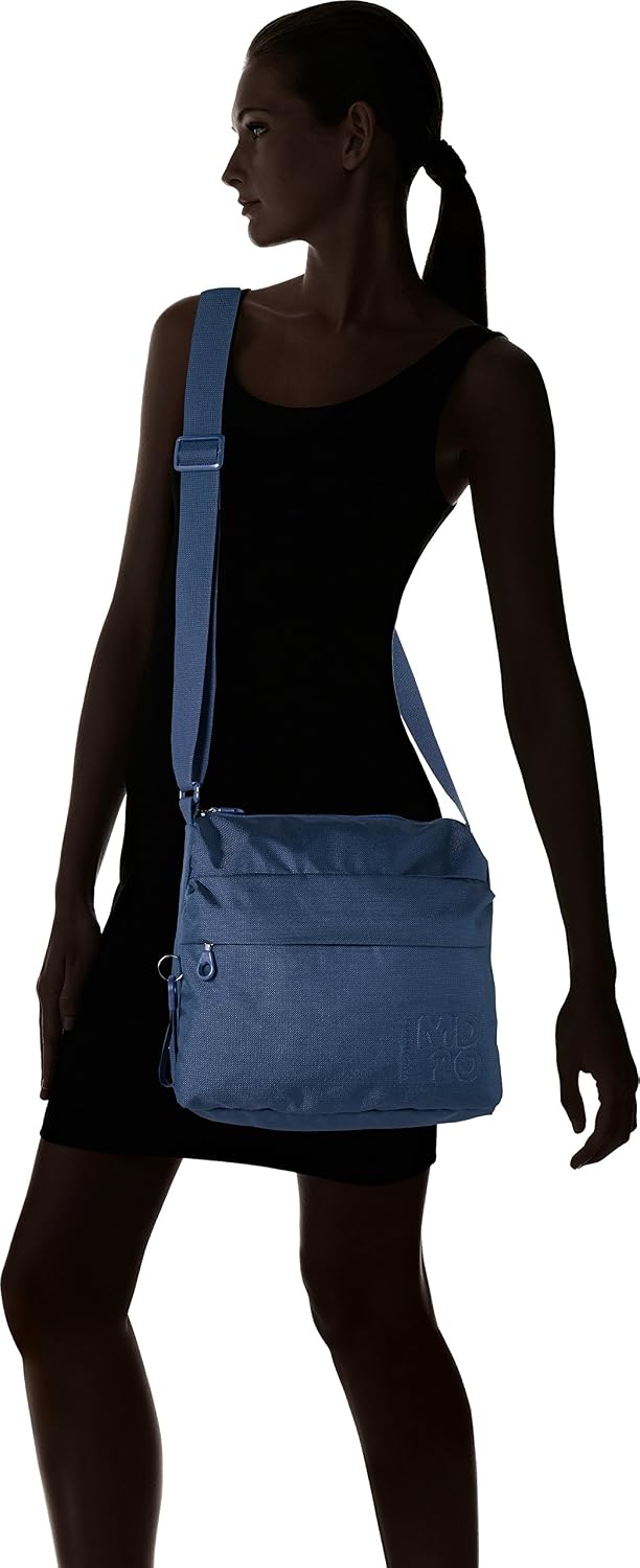 Mandarina Duck Damen Md 20 Umhängetasche, 30x26x14 (L x H x W) Dress Blue, Dress Blue