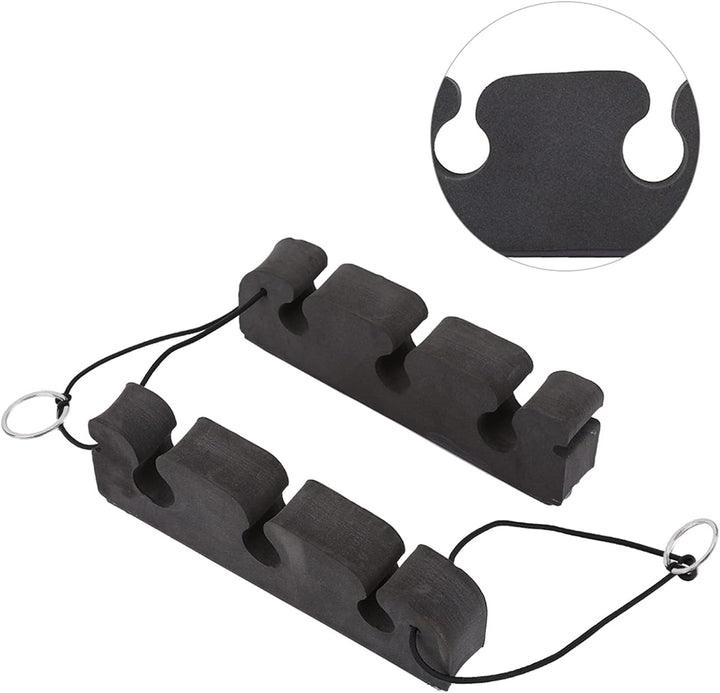 RiToEasysports 2 Stück Magnetische Rutenhalter, Dichter Schaumstoff, Fliegenfischerrutenhalter, Auto