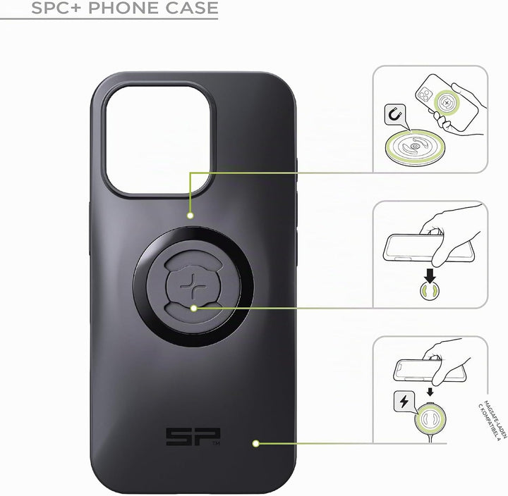 SP CONNECT Micro Stem Bundle | SPC+ | für Samsung S22 Handy Halterung für den fahrradlenker | Smartp