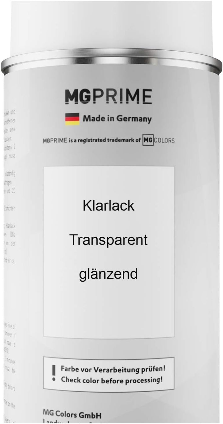 MG PRIME Autolack Sprühdosen Set für Volkswagen VW LH7W / H7W / M4 Natural Grey Metallic Basislack K