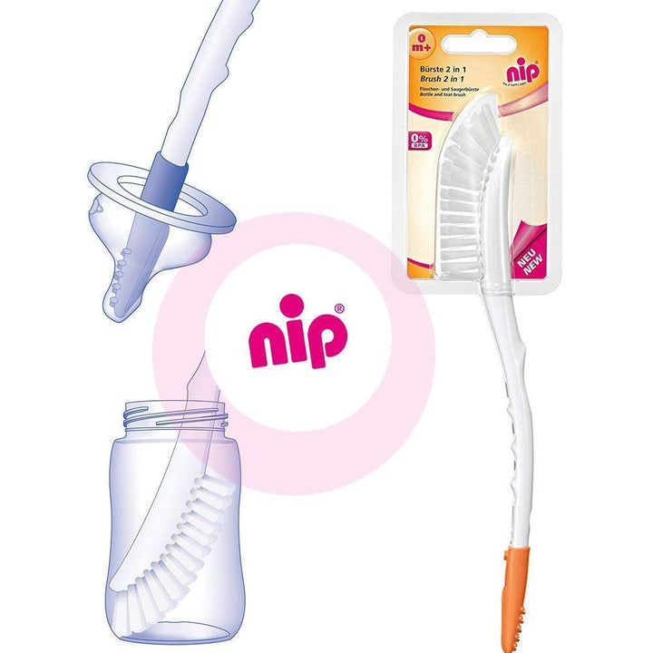 NIP Starter Set ab Geburt Glas Babyflaschen Flaschenwärmer Bürste
