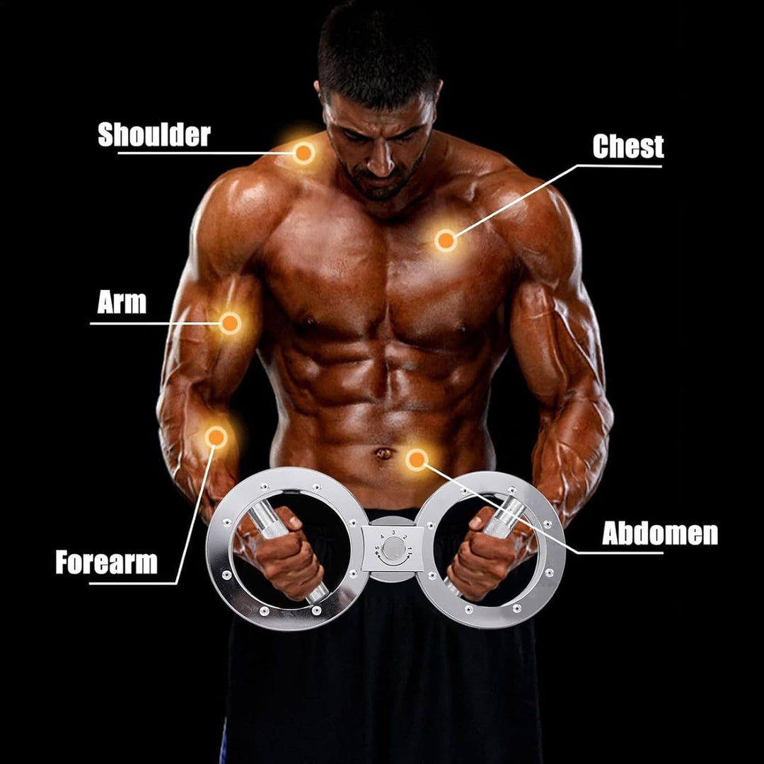 Unterarm -Trainingsausrüstung, Unterarmstärke Trainer - Einstellbarer Unterarm Trainer Arm stärken,E