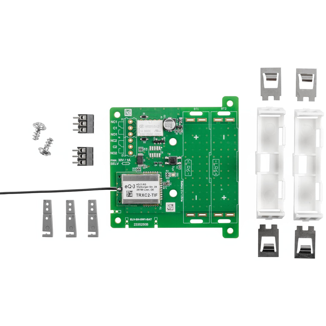 ELV Smart Home Bausatz batteriebetriebener Schaltaktor ELV-SH-SW1-BAT Powered by Homematic IP