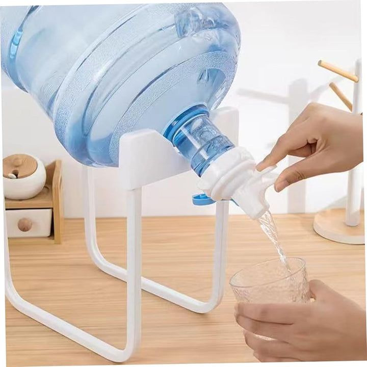 Rutschfester 5-Gallonen-Wasserkrug-Ständer – Wasserspender-Ständer mit wiederverwendbarem 2, 15-Zoll