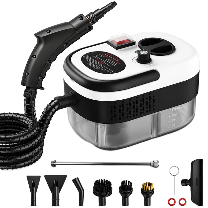Dampfreiniger Handgerät 2500W, 3 Bar, 1200ml Wassertank, 6 Stufen