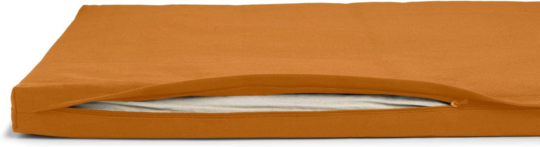 basaho Zabuton Meditationsmatte | Biobaumwolle | Füllung aus recycelter Wollfaser Mango, Mango