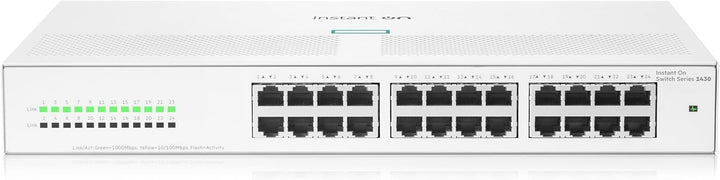 Aruba Instant On 1430 24-Port Gb Unmanaged Layer-2-Ethernet-Switch | 24x 1G | Lüfterlos | EU-Kabel (