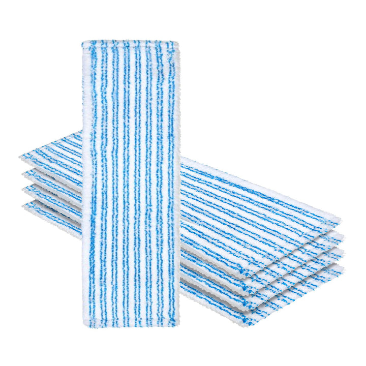 Okaei 5 Stück Wischmopp Bezug (40 cm) - Premium Bodenwischer-Wischbezug aus 100% Microfaser - Bezug