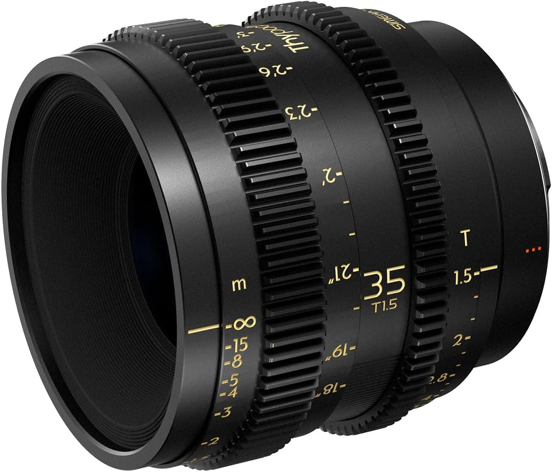THYPOCH Simera-C 35mm T1.5 FF Prime Cine Lens for Sony E-Mount Black Sony E Mount 35mm Brennweite, S