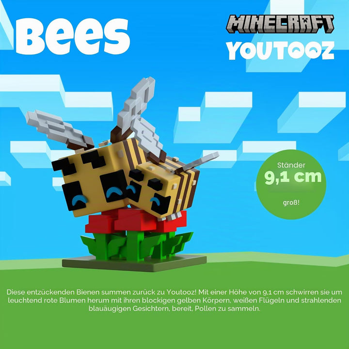 Youtooz Minecraft Bees 9,1 cm, Bienen Vinyl-Figur,, Bienen