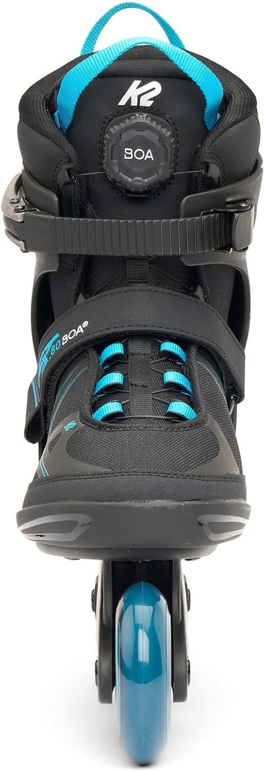 K2 Herren F.i.t. 80 Boa Inline Skates EU: 40.5 (UK: 7 / US: 8) black - blue, EU: 40.5 (UK: 7 / US: 8