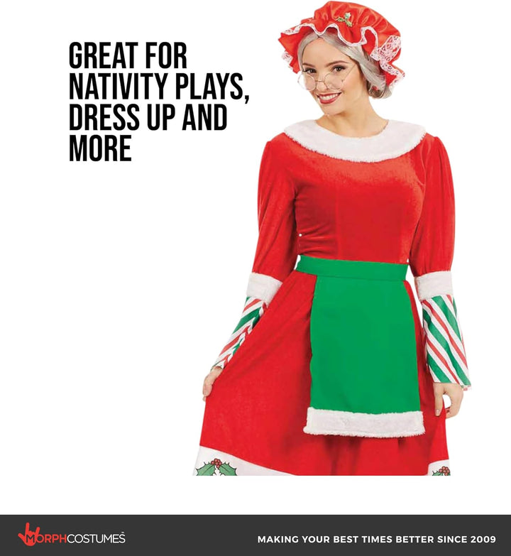 Fun Shack Weihnachtsfrau Kostüm Damen, Festliches Halloween Kostüm, XXL XXL Rot, XXL Rot