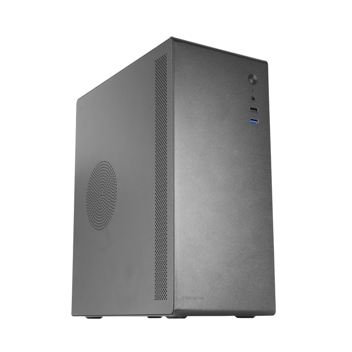 Tacens ORUMX500, Micro-ATX Mini-Tower Slim Gehäuse + SFX 500W Netzteil, Ultra Kompakt, Stahlrahmen,