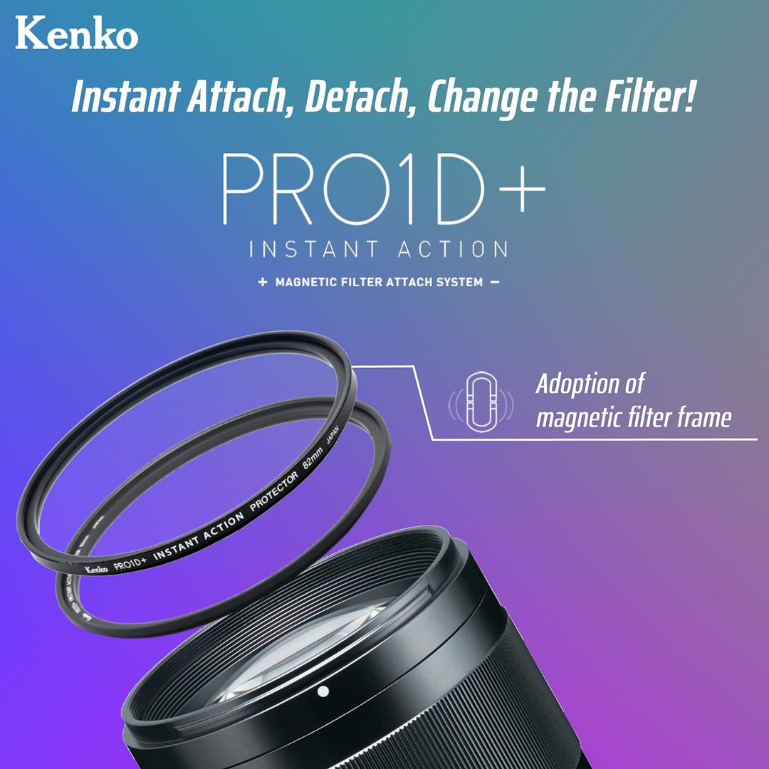 Kenko PRO1D+ INSTANT Action C-PL&amp;Adapter Ring Set 77mm Magnetic Effect Filter C-PL Set 77mm, C-PL Se