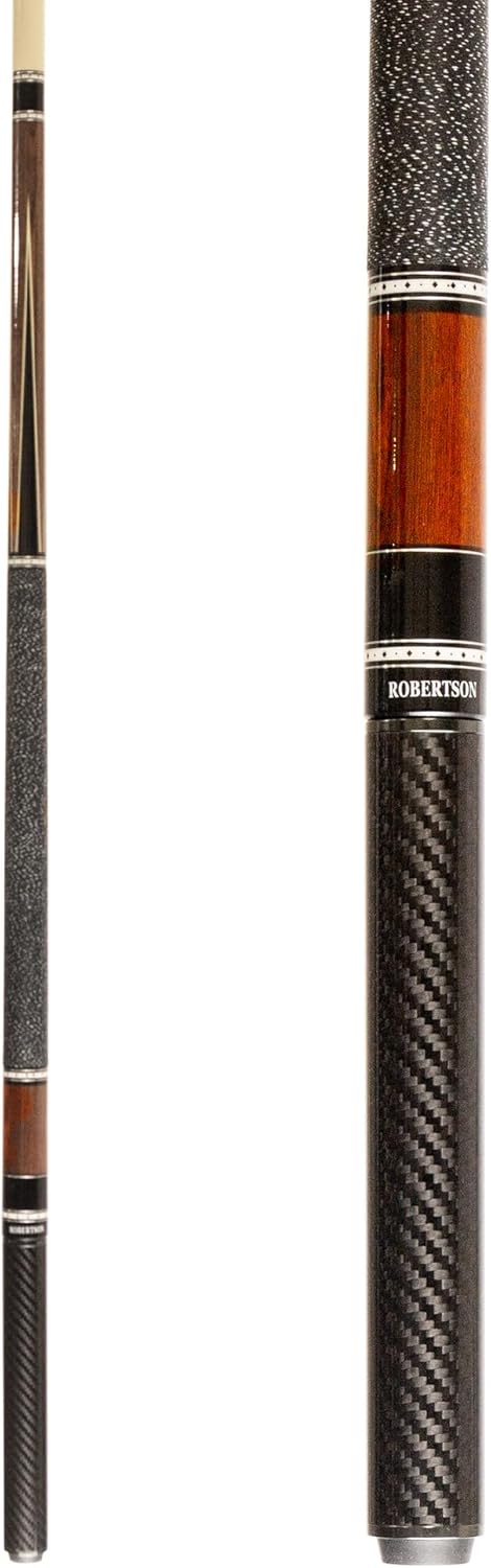 Robertson Billardqueue, R-Serie, Poolbillard Cue, 12,75‘ Mehrschicht Profi-Tip, Leinenband, Quick-Jo