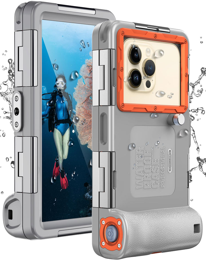 Unterwasser-Tauchgehäuse für iPhone, Samsung Galaxy, Huawei Xiaomi Redmi Smartphones, Professionelle